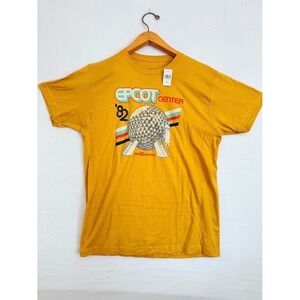 Disney Epcot Center '82 Spaceship Earth Adult Shirt Size Large L LRG New Retro
